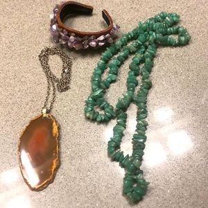 Stone jewelry bundle